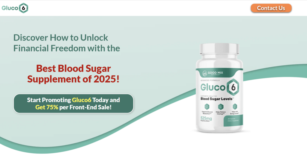 Gluco6 advanced formula for healthy blood sugar levels