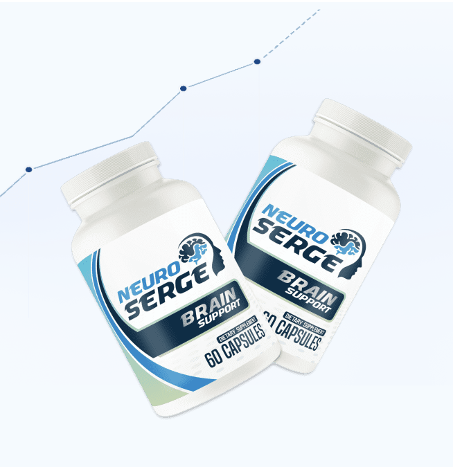 NeuroSerge brain support supplement bottle for memory and focus